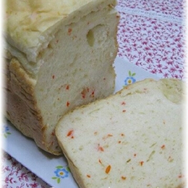 残りご飯と人参の甘煮で!もっちりにんじん食パン☆